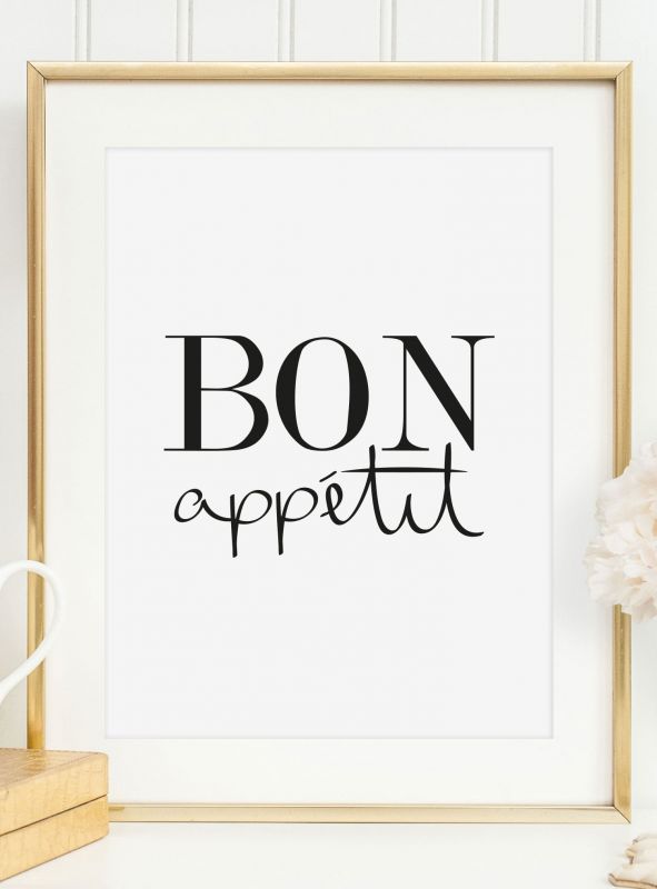 Bon appétit, Poster
